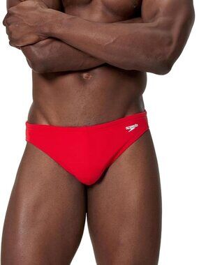 Speedo Men's Swimsuit Brief Comfort Waistband 32